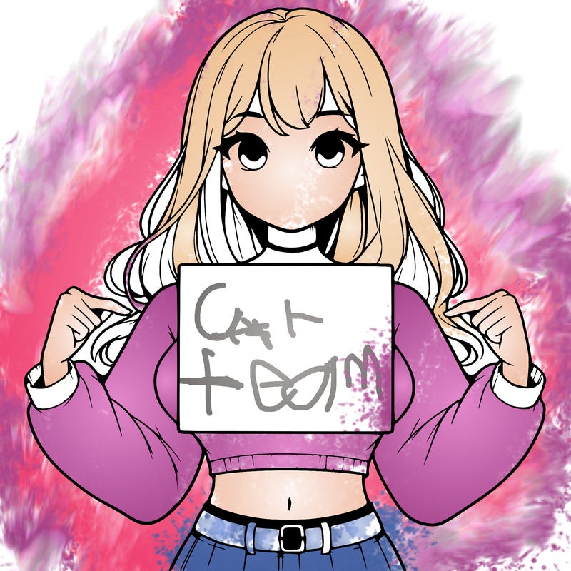 girl holding a blank sign in a long sleeve crop top