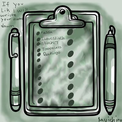 blank clip board with pen