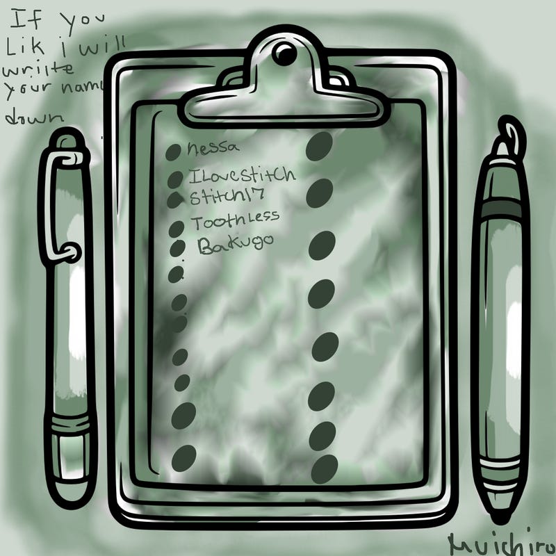 blank clip board with pen