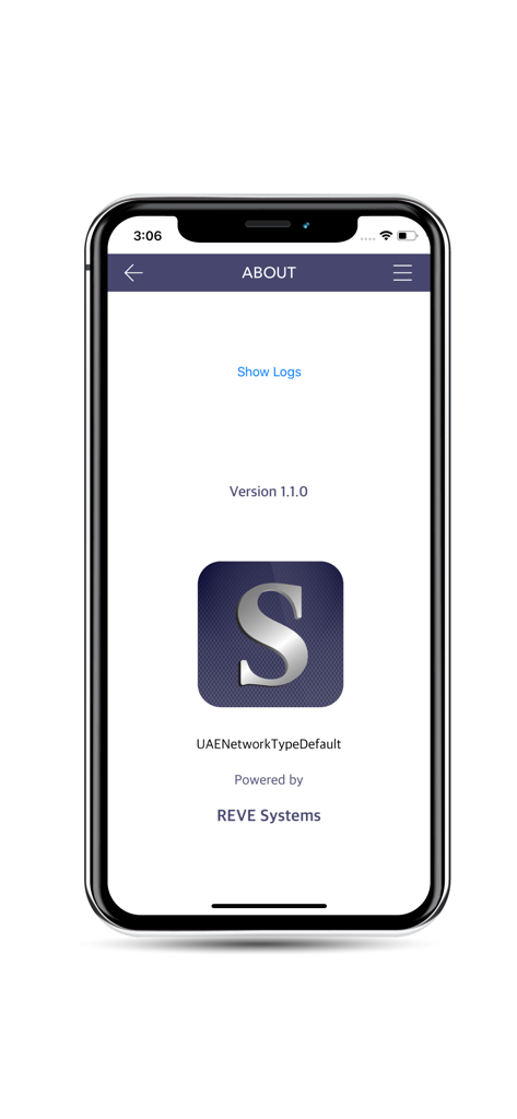 SilverDialer - SilverDialer app about screen showing version information and developer logo