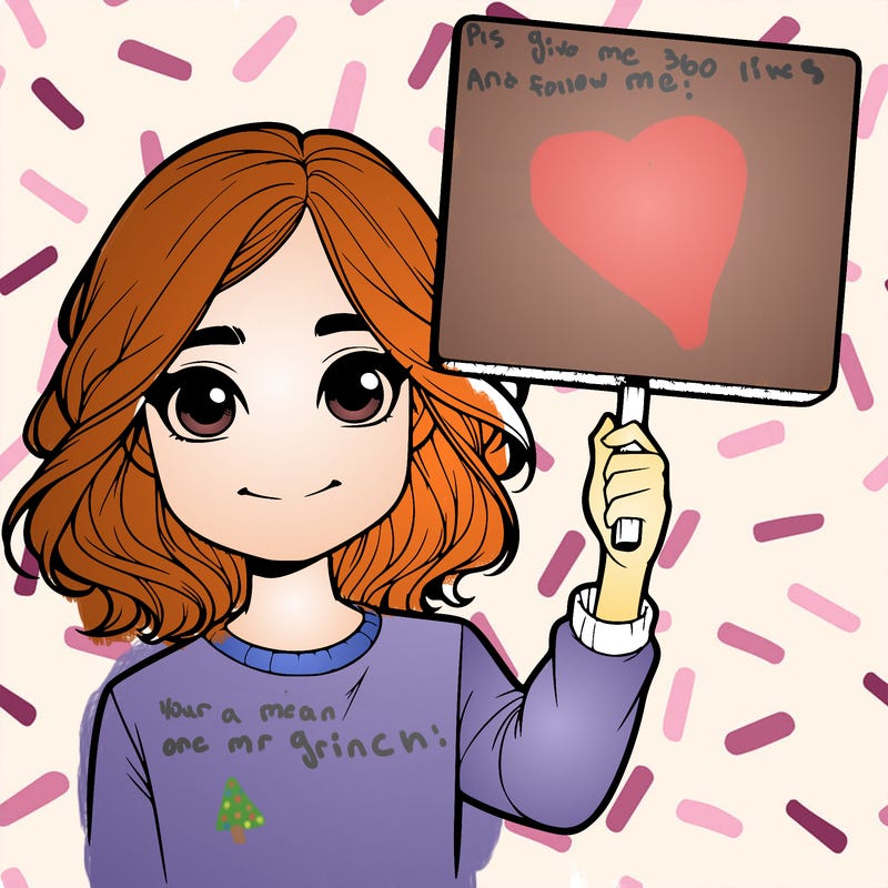 realistic girl holding up a sign