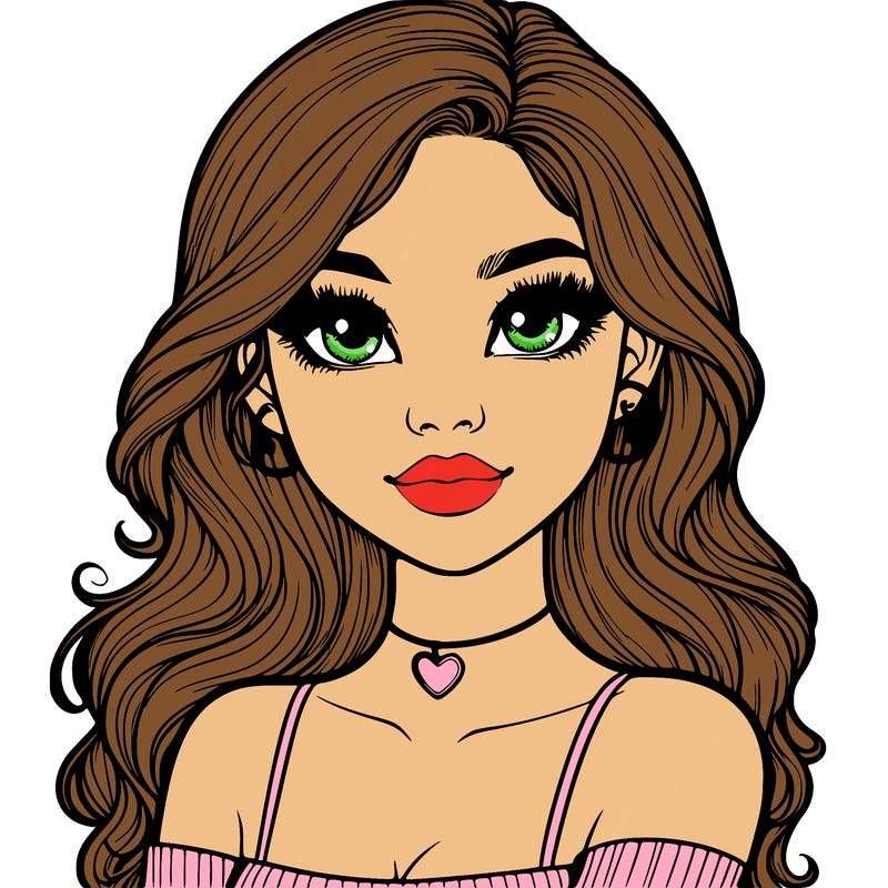 realistic pretty girl