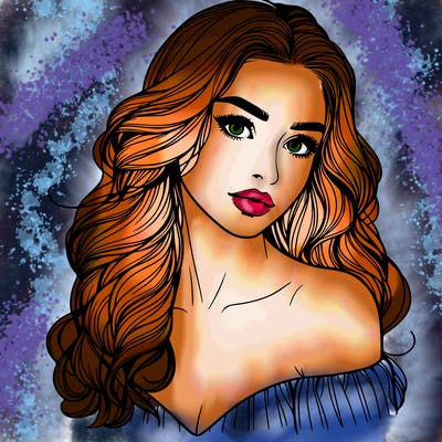 beautiful realistic girl