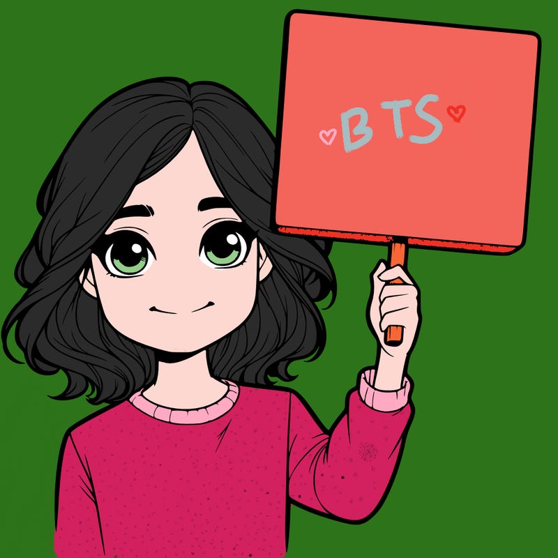 realistic girl holding up a sign