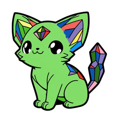 crystal kitten