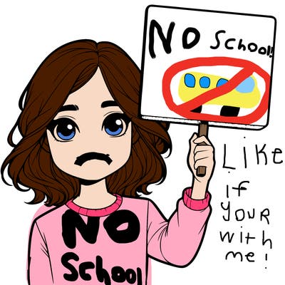 realistic girl holding up a sign