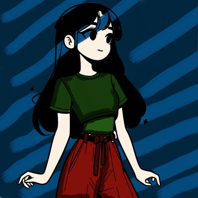 girl in a cute crop top