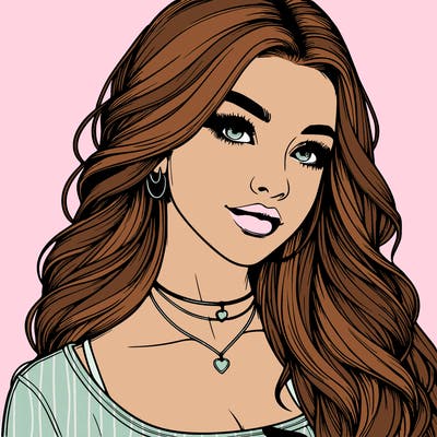 detailed realistic girl