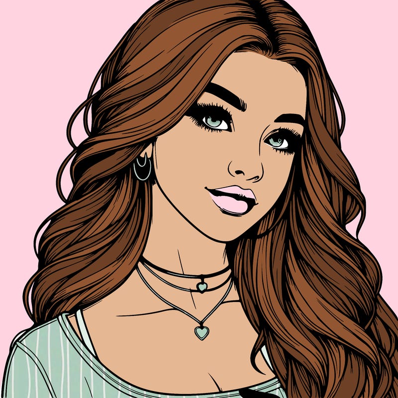 detailed realistic girl