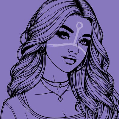 detailed realistic girl