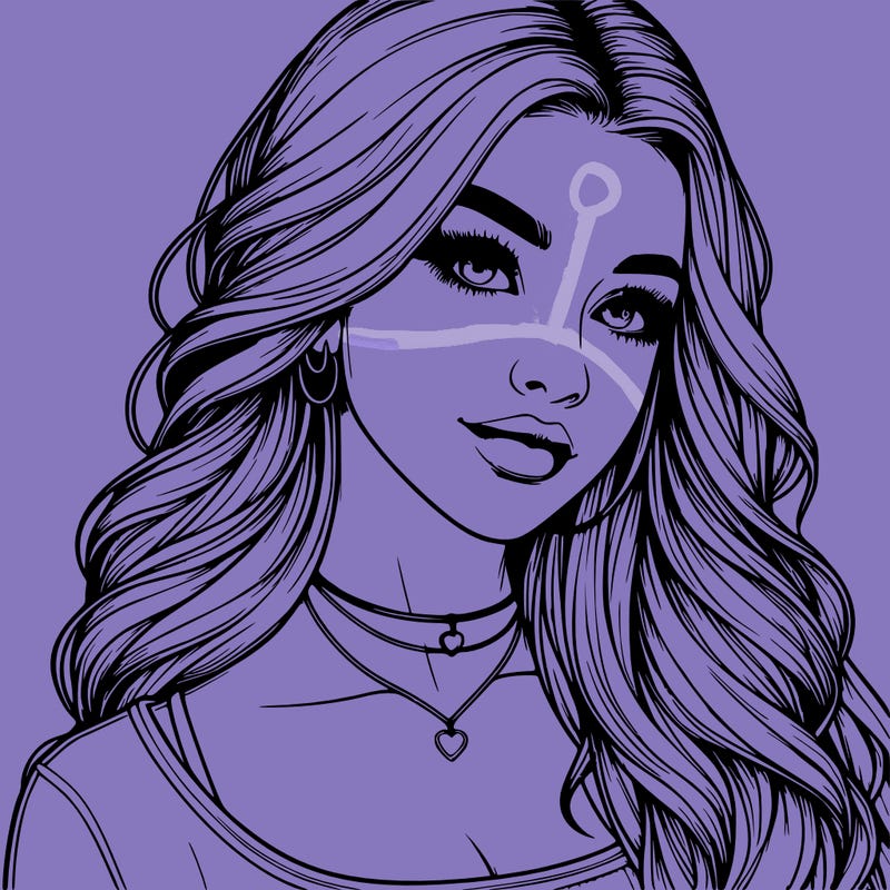 detailed realistic girl