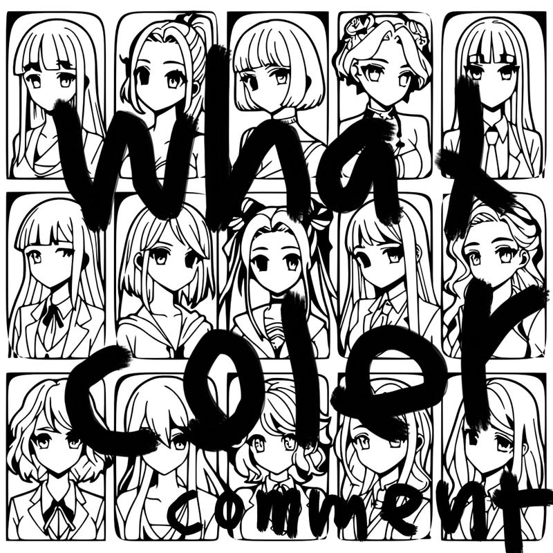 girls that look diffrent anime