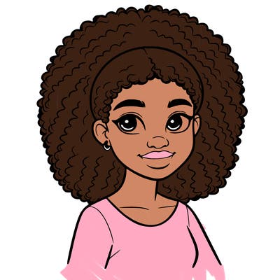 realistic black girl