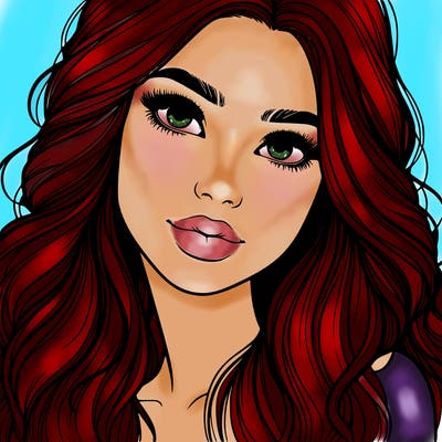 beautiful realistic girl