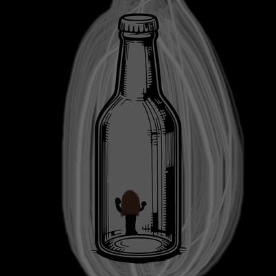 realistic bottle