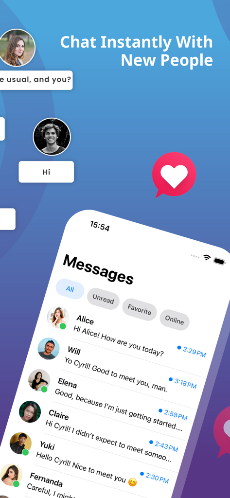 My Transgender Date: TS Dating - The My Transgender Date app chat interface displaying a list of messages from different users