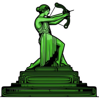 an grand art deco figure sculpture