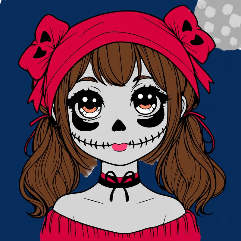 realistic girl halloween