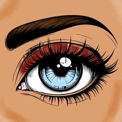 realistic eye