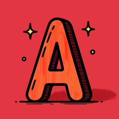 the letter a
