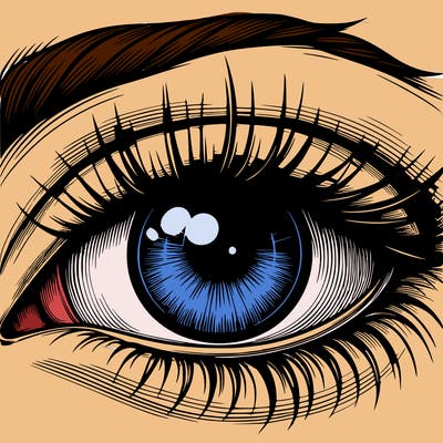 realistic eye
