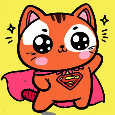 super cute super cat