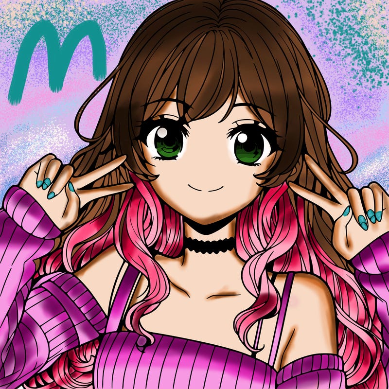 pretty manga girl