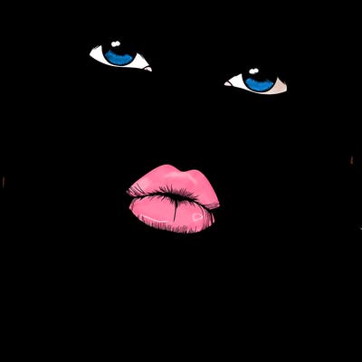 really realistic girl with lips