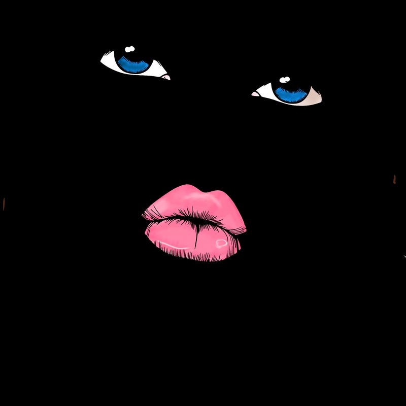 really realistic girl with lips