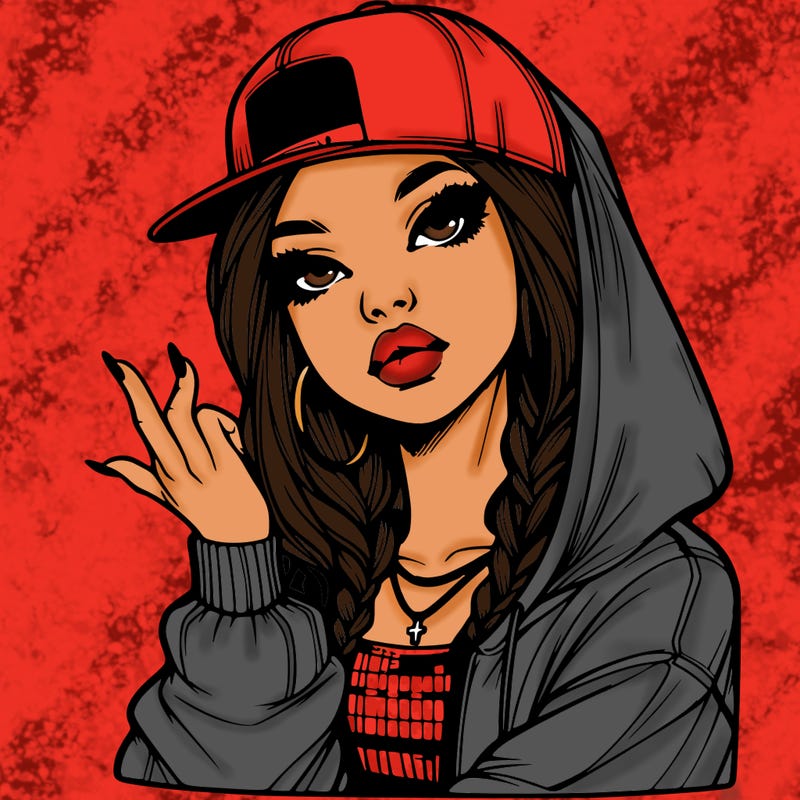 realistic hip hop girl