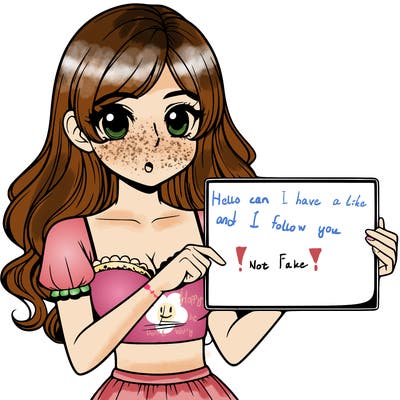 realistic pretty girl holding blank sign