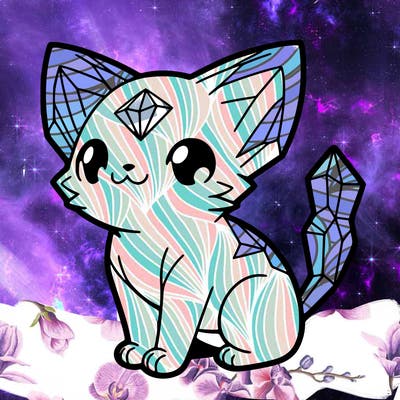 crystal kitten
