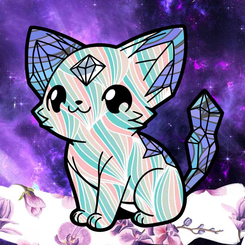 crystal kitten