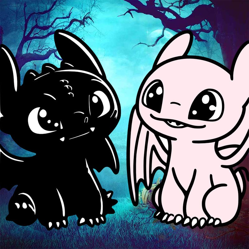 toothless and light fruy