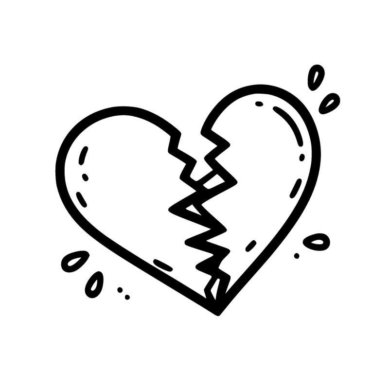 a broken heart