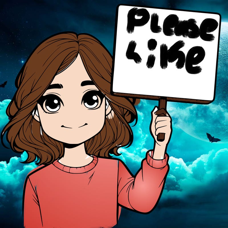 realistic girl holding up a sign