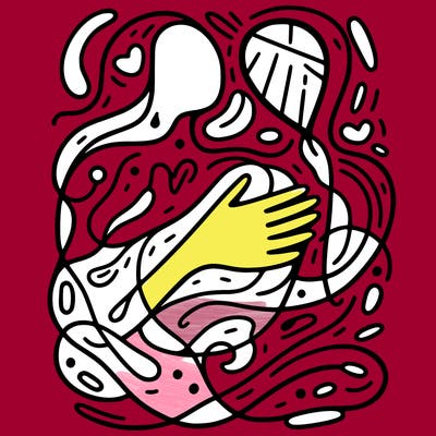 self love abstract art