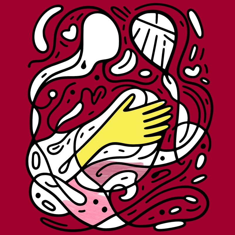 self love abstract art