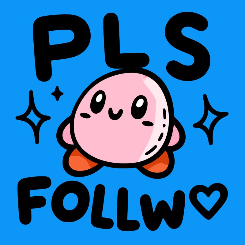 text where it says pls follow❤️