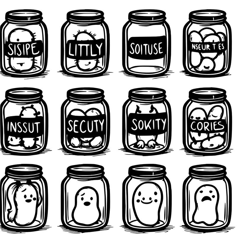 12 jars of insecurities