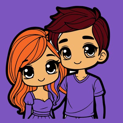 cute realistic bf and gf