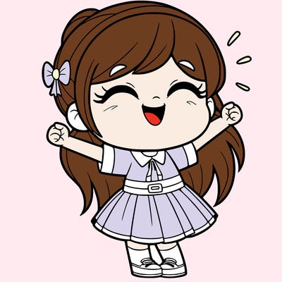 happy girl