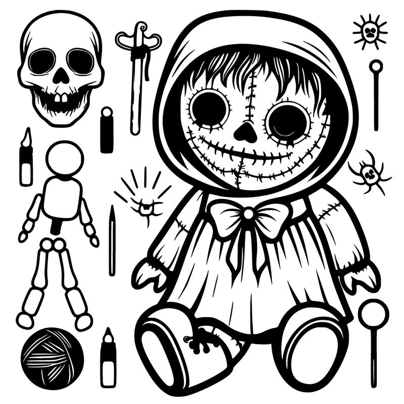 scary doll