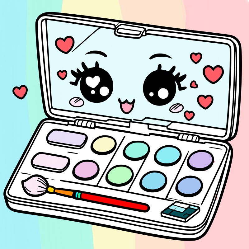 makeup pallet