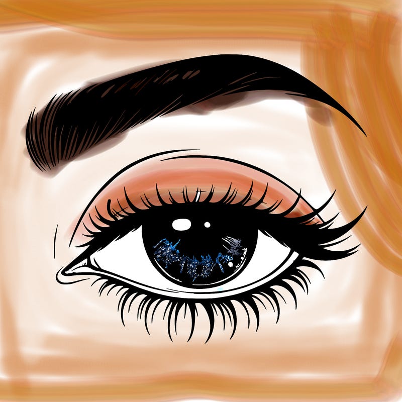 eye closed realistic