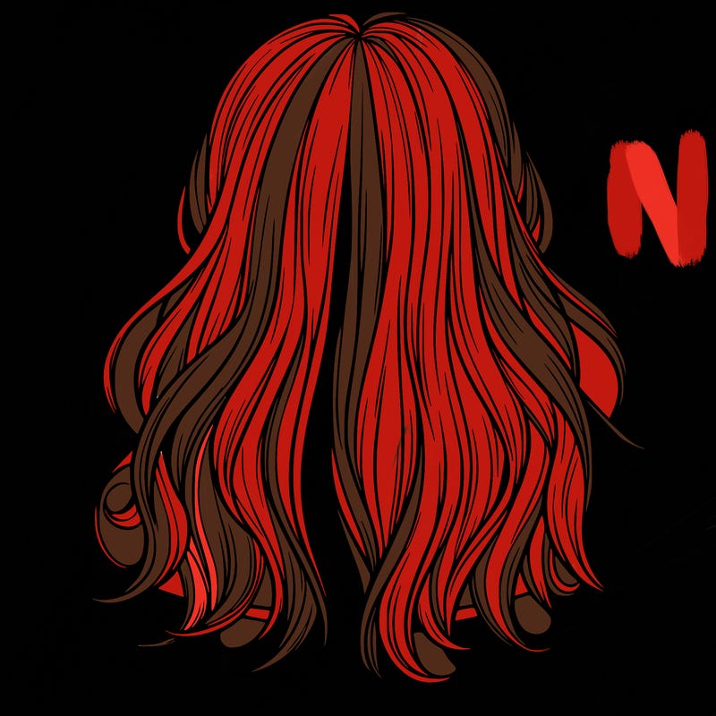 back hair of a girl