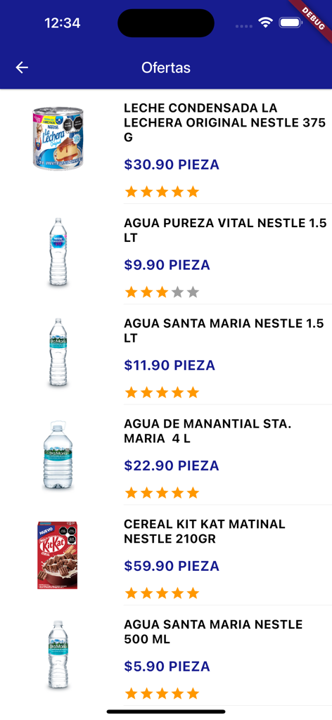 El Florido - Lista de productos de comestibles con precios y valoraciones en la sección de ofertas de El Florido.