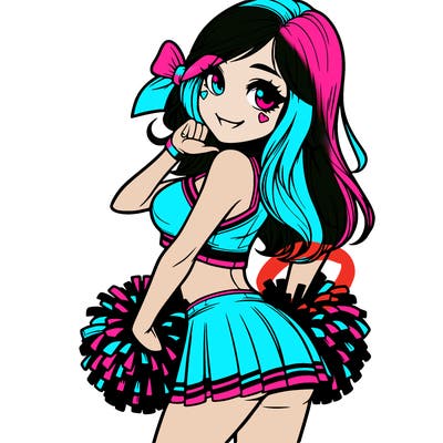 realistic cheerleader