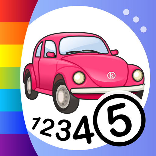 Color by Numbers - Cars - Education App | MWM