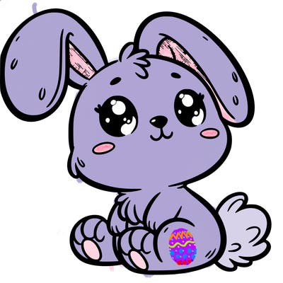 adorable easter bunny